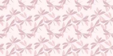Yusufçuk pastel rengi kusursuz tekrar eden bir arka plan. Yusufçuk silueti rastgele desen.