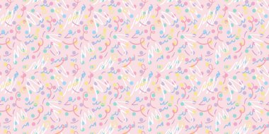 Renkli, soyut, pürüzsüz, tekrarlanan şablon arka plan, mutlu neşeli şablon.