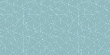 Rastgele üçgenler soyut geometrik dikişsiz tekrarlanmayan model vektör arkaplanı, ağ bağlantısı