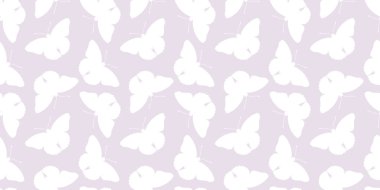 Pastel kelebek pürüzsüz tekrarlayan arka plan vektörü, şirin yay deseni, pastel pembe duvar kağıdı