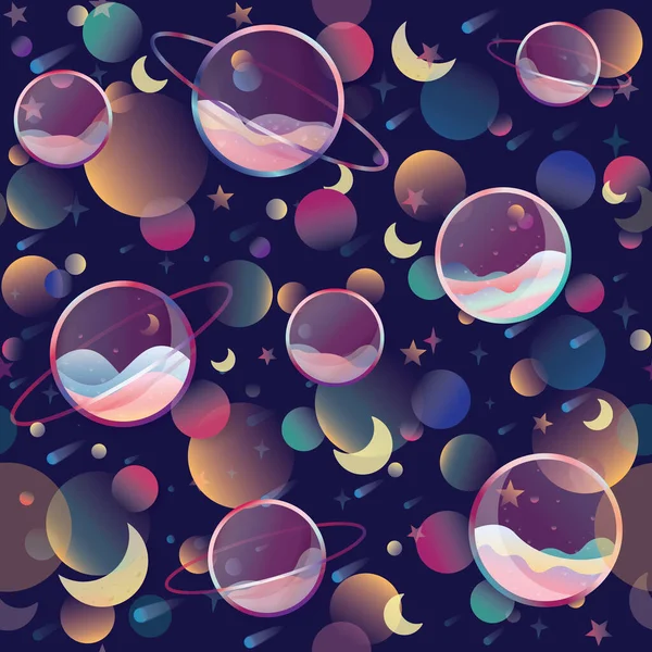 Galaksiler arası, galaksiler arası, kusursuz, tekrarlanmayan arka plan, gezegen duvar kağıdı, fantezi gökyüzü tasarımı..