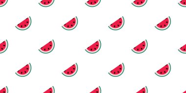 Karpuz pürüzsüz tekrar desen vektör arkaplanı, tekrarlanan duvar kağıdı.