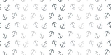 Gümüş ve beyaz çapa pürüzsüz desen arka plan, vektör duvar kağıdı.