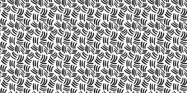 Siyah işaret vuruşları pürüzsüz tekrarlanan şablon arkaplan, vektör duvar kağıdı.