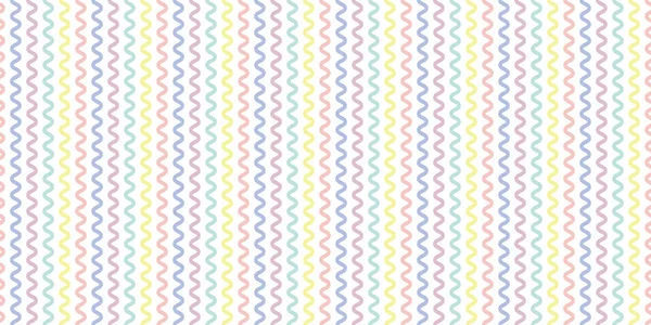 Bunte Pastellfarbene Abstrakte Zickzack Nahtlose Wiederholung Muster Hintergrund Vektor Tapete — Stockvektor
