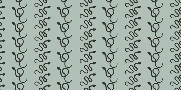 Diseño Patrón Repetición Serpiente Fondo Vectorial Serpiente Fondo Pantalla — Vector de stock