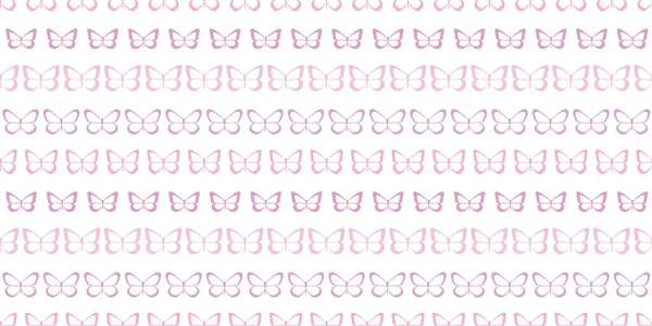 Kelebeksiz vektörsüz arka plan, yay duvar kağıdı. Şirin bir kız modeli. Kelebek pastel pembe desen.