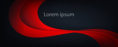 koyu kırmızı ve siyah soyut afiş arkaplanı