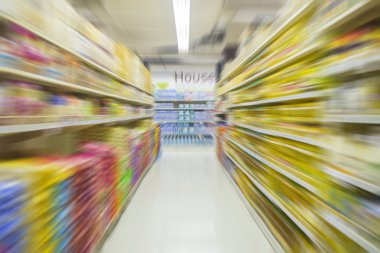 supermarket motion blur for background clipart