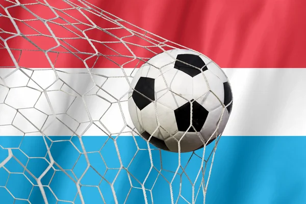 Luxemburgo símbolo pelota de fútbol —  Fotos de Stock