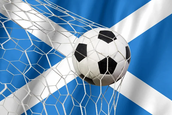 Piłka nożna symbol Szkocja — Zdjęcie stockowe