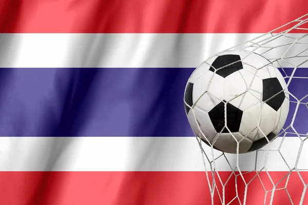 Meta. pelota de fútbol tailandia —  Fotos de Stock