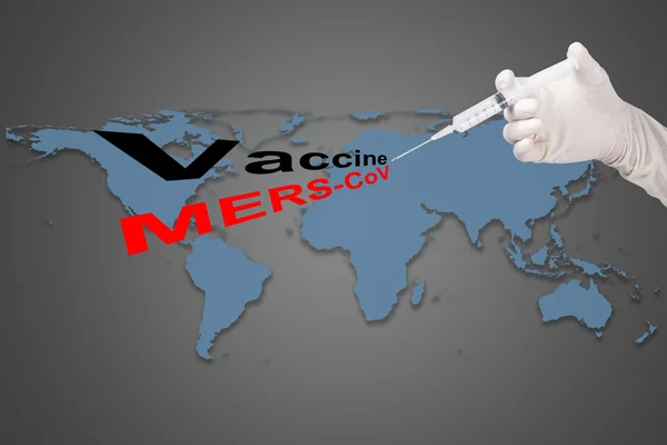 Mers-Cov, Sindrome respiratoria del Medio Oriente Coronavirus, Concetto B — Foto Stock