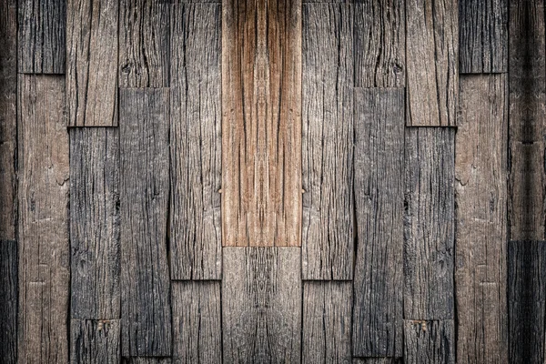 Primer plano de la pared hecha de tablones de madera — Foto de Stock