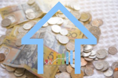 Aile gelecekte yatırım veya finansal planlama kavramı.