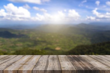 ahşap plakalı yaz arka planı montaj veya 