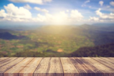 ahşap plakalı yaz arka planı montaj veya 