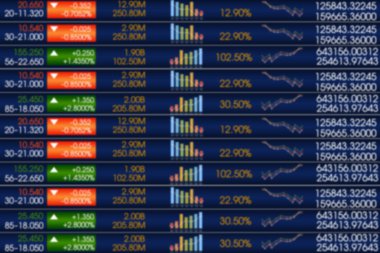 Borsa arka plan tasarım