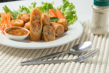 Lezzetli, sebze böreği