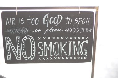 Sigara işareti yok. 
