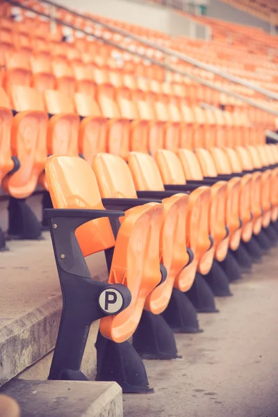 Stadium and seat vintage color — Stock Photo, Image