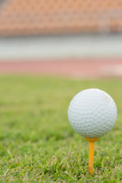 Golf kulüpleri ve topu — Stok fotoğraf