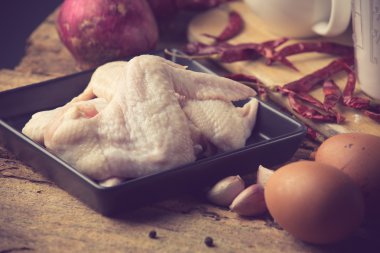 AW baharat - kanatlı hazır vintage renk yemek pişirmek için tavuk