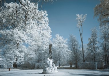 Mermer heykel kızılötesi