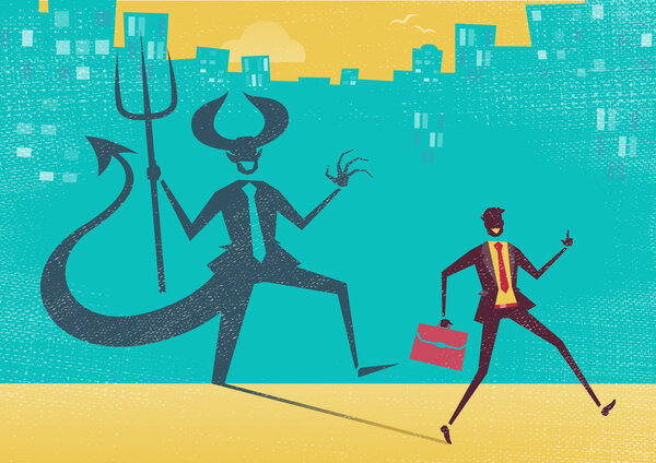 Бизнесмен - дьявол в маскировке
.