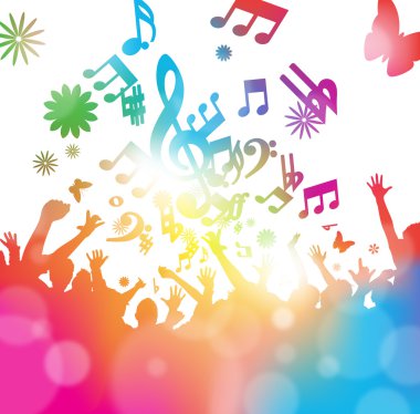 Soyut Müzik Festivali kalabalık tezahürat.