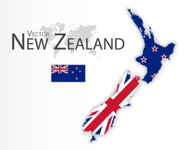 Yeni Zelanda (bayrak ve harita) (ulaşım ve Turizm kavramı) wellington