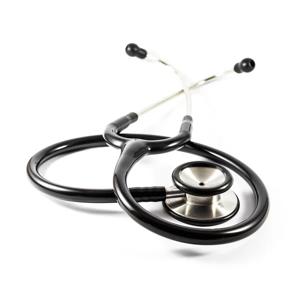 Black stethoscope — Stock Photo, Image