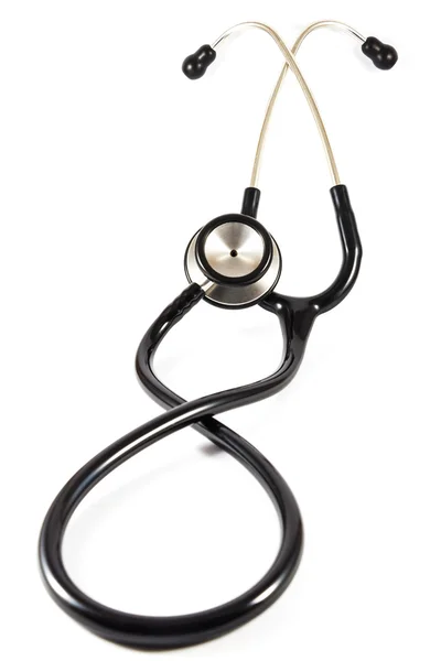 Twist black stethoscope — Stock Photo, Image