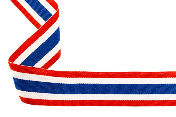 Wstążki z tajski flagi wzór — Zdjęcie stockowe