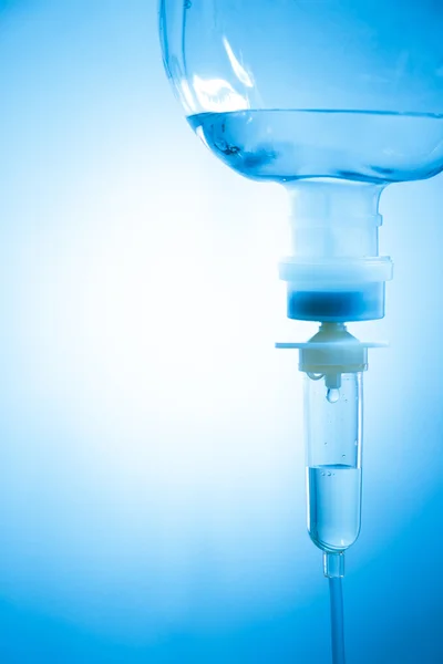 Saline solution in vignette style — Stock Photo, Image