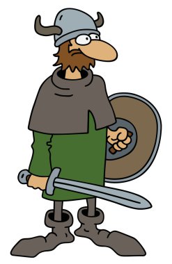 Komik viking savaşçısı