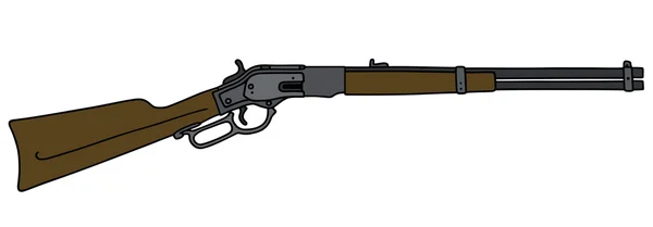 Vieux fusil américain — Image vectorielle