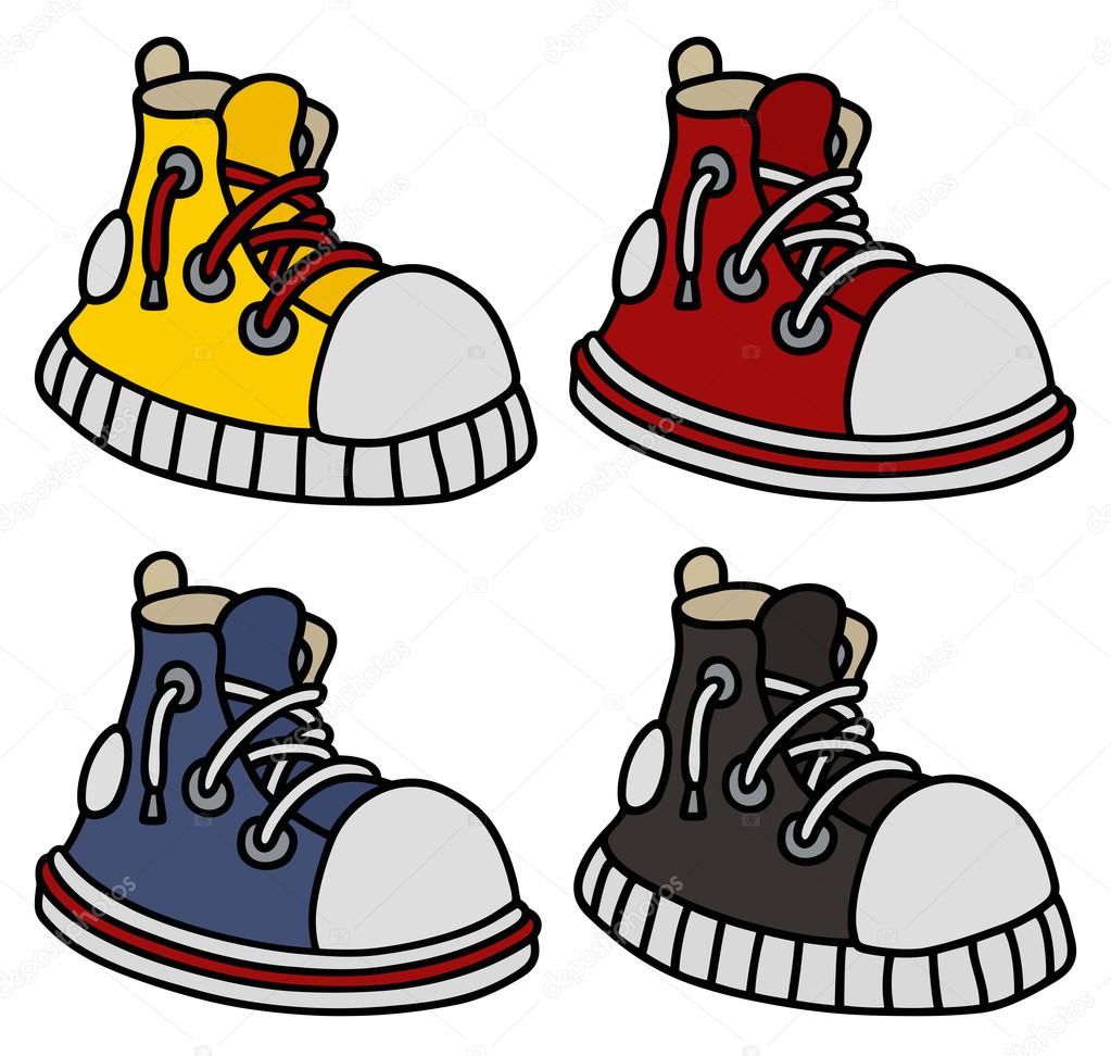 Zapatillas © Archivo — 2v Color De Imágenes Clásico Vectoriales CBrQodWxeE