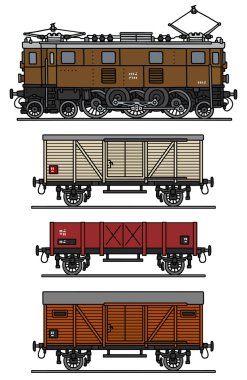 eski Elektrikli tren