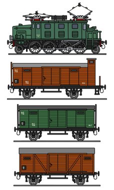eski Elektrikli tren