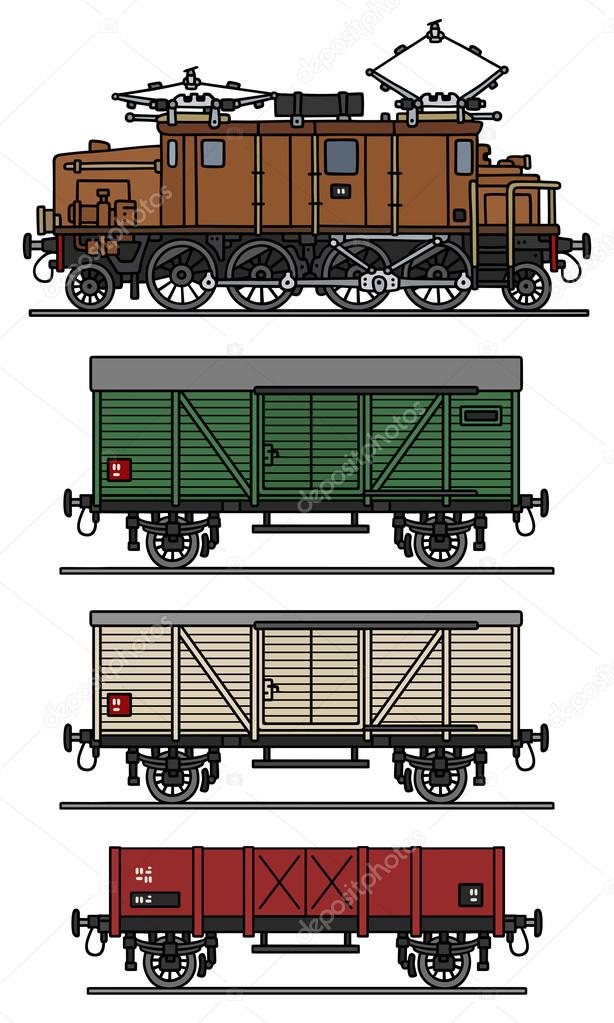 old electric trains