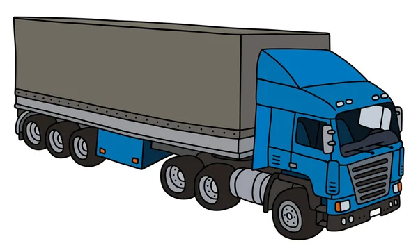 Semi trailer vrachtwagen — Stockvector