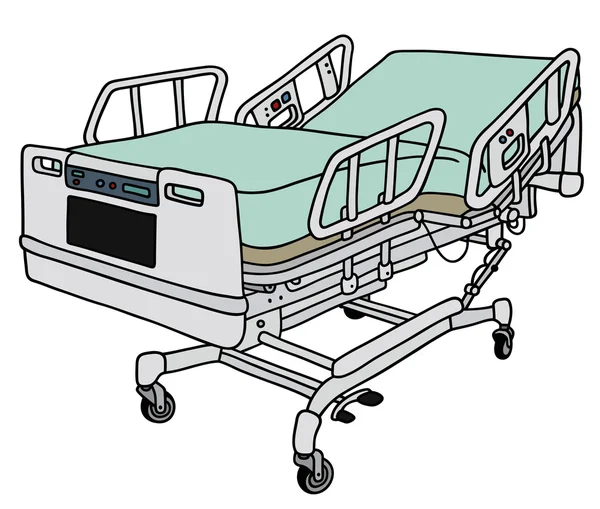 Posición del hospital cama — Archivo Imágenes Vectoriales