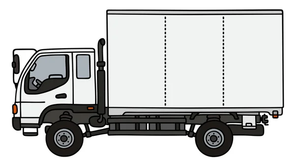 Μικρή παράδοση φορτηγό — Stock vektor