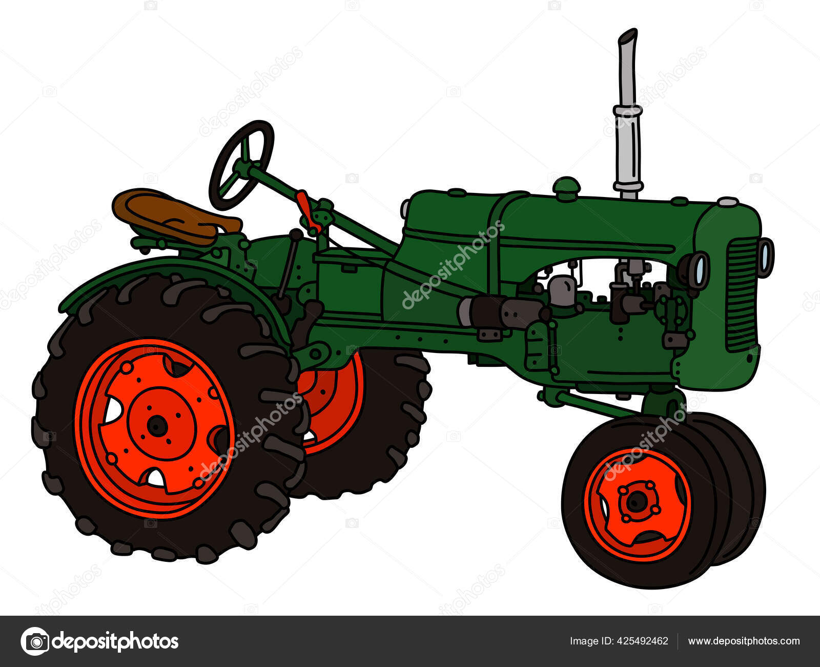 Vetores de Ilustração Do Vetor Do Trator Vermelho Da Agricultura Agrícola  Desenho De Trator Plano De Desenho Animado Trator Agrícola Moderno e mais  imagens de Agricultura - iStock