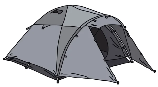 Порошкоголубая палатка — стоковый вектор