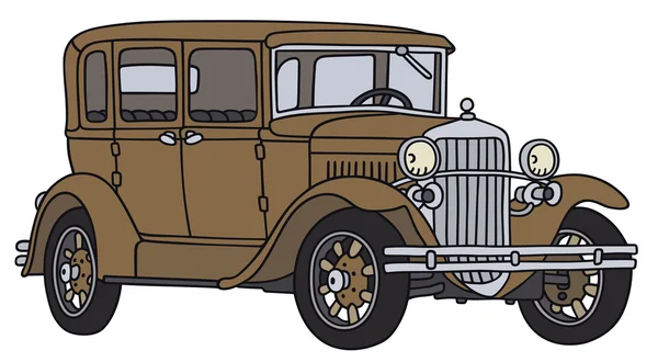 Coche Vintage — Vector de stock