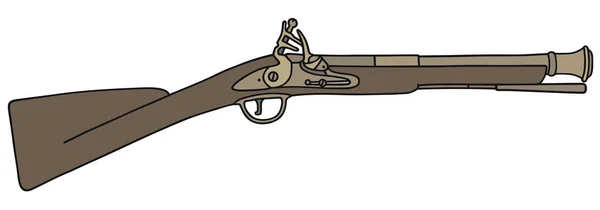 Vintage rifle — Stock Vector