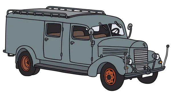 Old service truck — Stock Vector