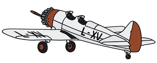 Белый самолет — стоковый вектор